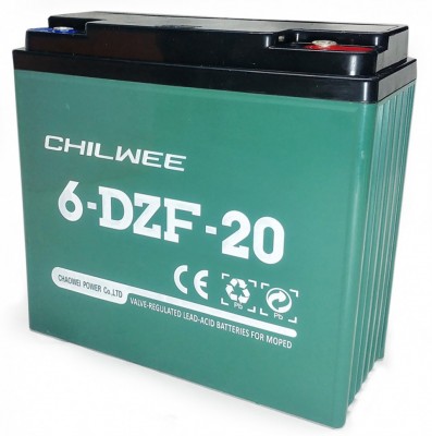 Аккумулятор 12V 6-DZM-20 GEL тяговый CHILWEE 20Ah
