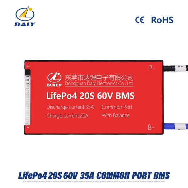 BMS LFP 20S 60V DALY common port with balance