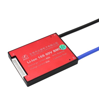 BMS Li-ion 16S 60V DALY common port with balance